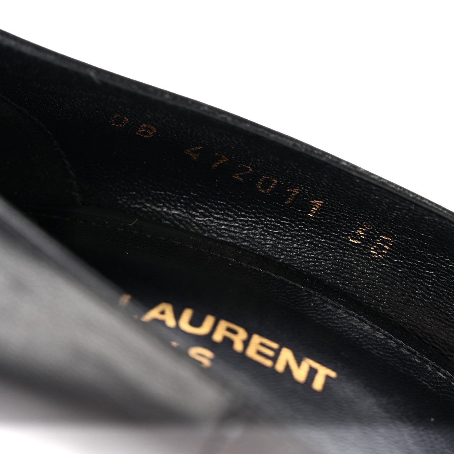 Saint Laurent Calfskin Opyum 110 Pumps 38 Black 9 of 13