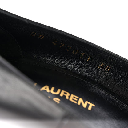 Saint Laurent Calfskin Opyum 110 Pumps 38 Black 9 of 13