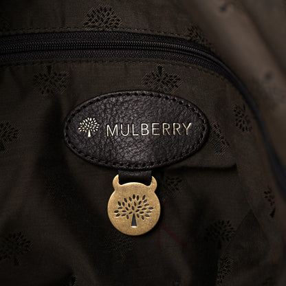 Mulberry Calfskin Crocodile Embossed Duffle Bag Brown 5 of 21