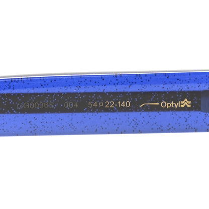 Gucci Acetate Square Frame Web Glitter Sunglasses GG0036S Brown Blue 6 of 7