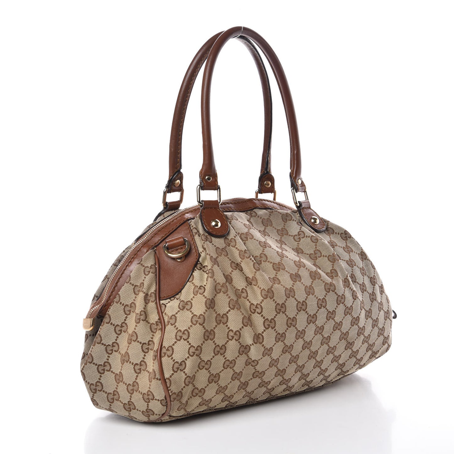 Monogram Medium Sukey Boston Brown