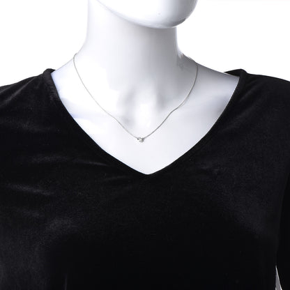 Tiffany Platinum Diamond .30ct Elsa Peretti Diamonds by the Yard Pendant Necklace 2 of 6