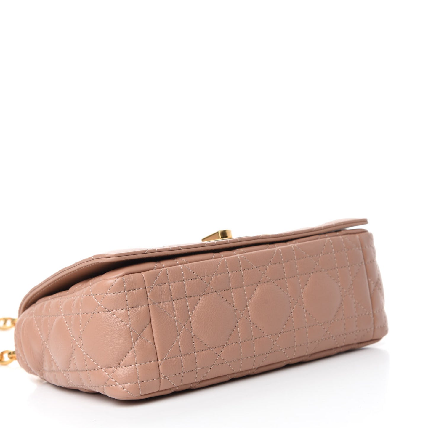 Lambskin Cannage Small Caro Bag Rose Des Vents