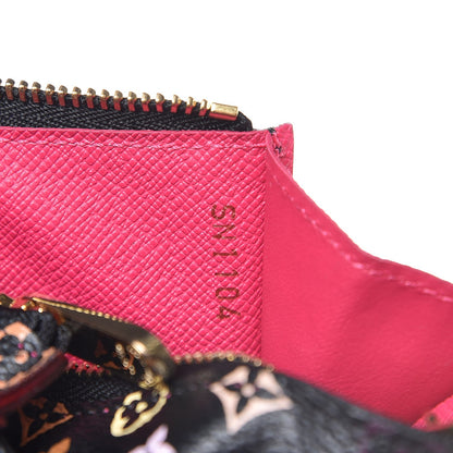 Louis Vuitton Monogram Multicolor Key Pouch Black Grenade 7 of 8