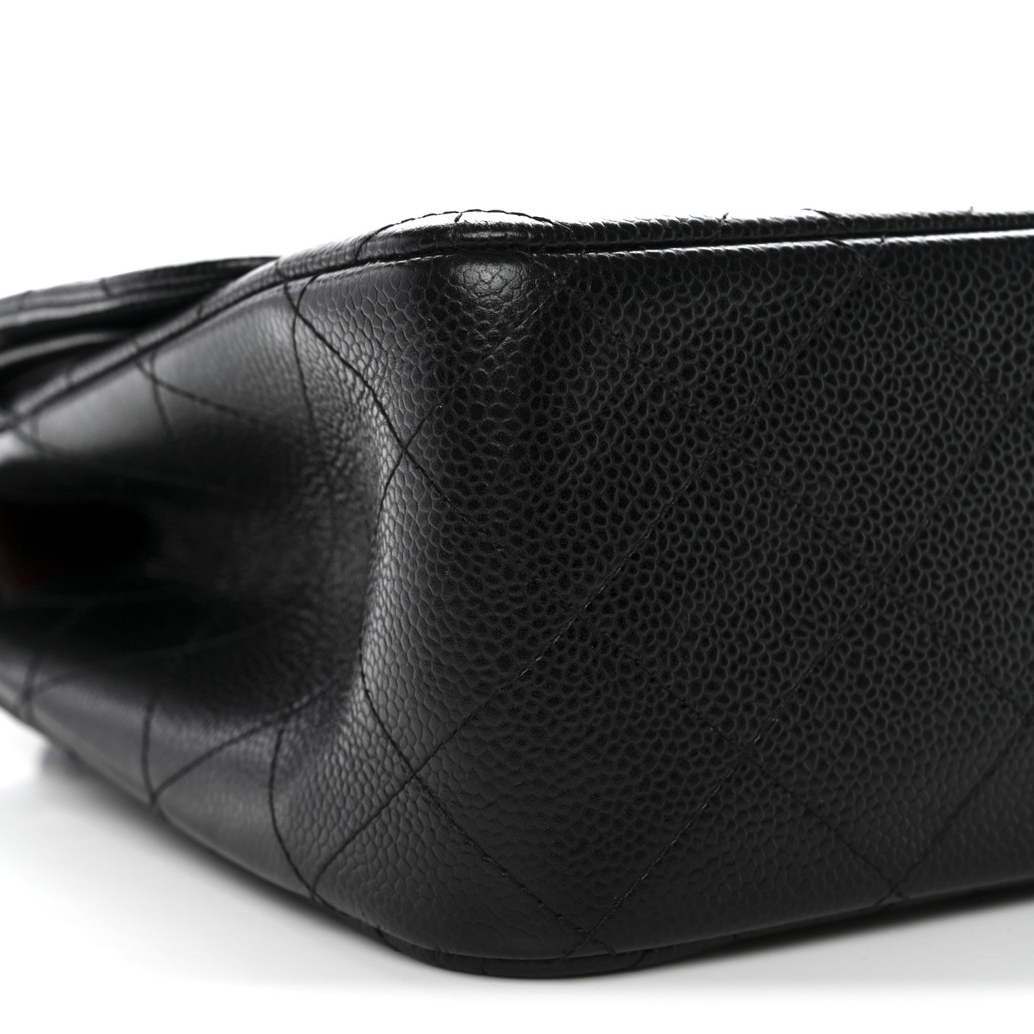 Chanel Caviar Quilted Jumbo Double Flap Black 9 of 13