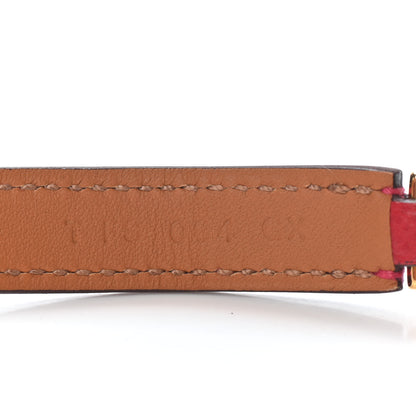 Hermes Epsom Rivale Double Tour Bracelet Rouge Casaque 4 of 4
