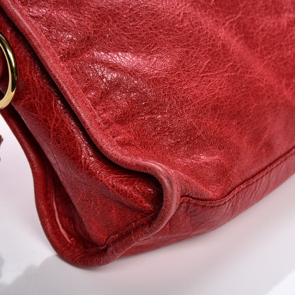 Balenciaga Agneau Giant 12 Gold Hardware Mini City Rouge Cardinal 11 of 12