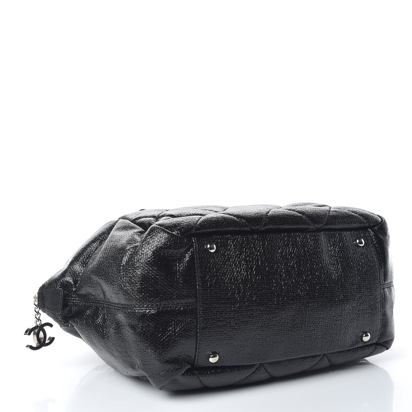 Coated Canvas Paris Biarritz Satchel Black