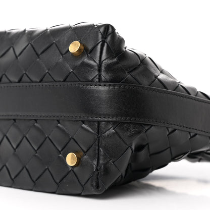 Bottega Veneta Calfskin Nappa Intrecciato Candy Wallace Black 10 of 10