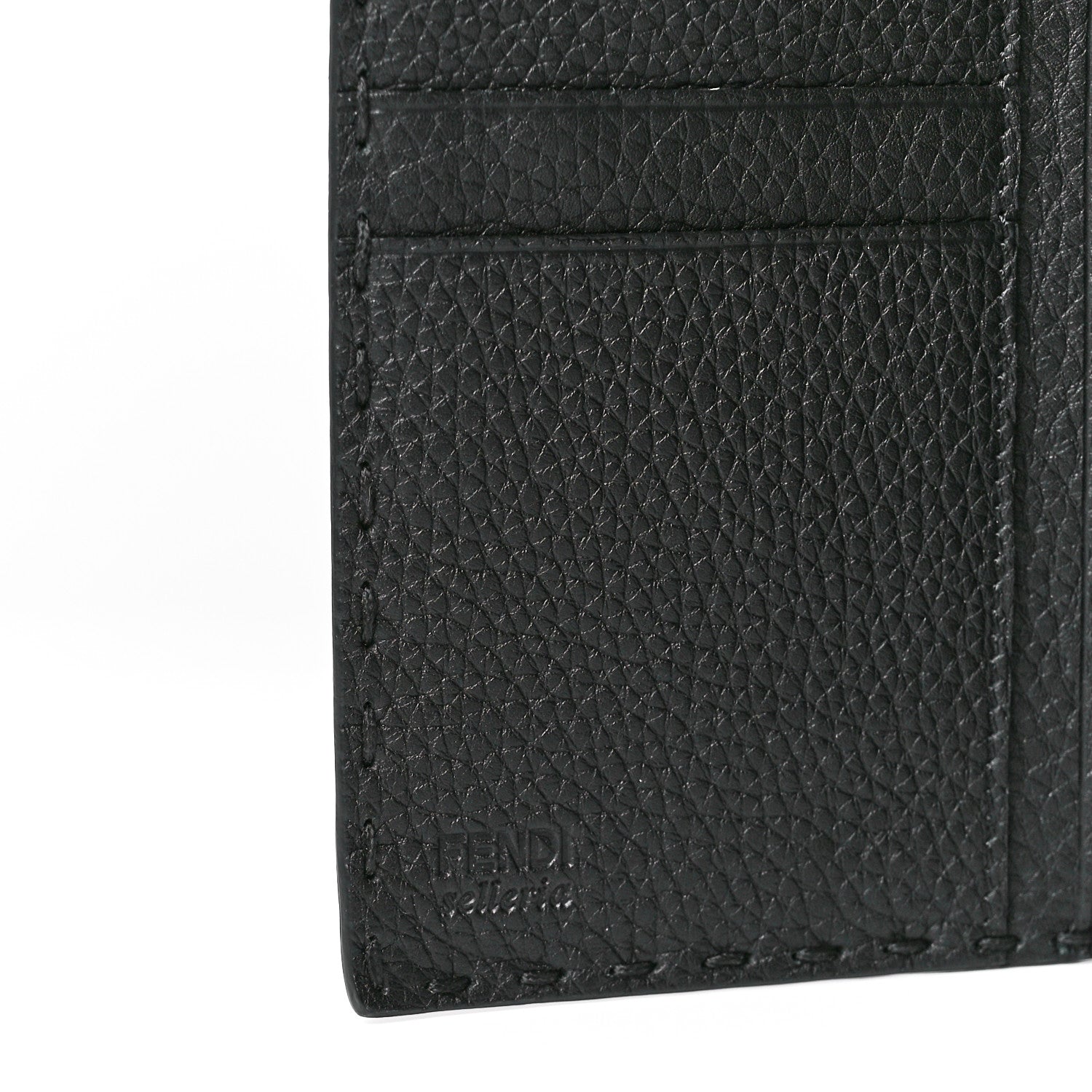 Fendi Cuoio Romano Selleria Peekaboo Continental Wallet Asfalto 10 of 16