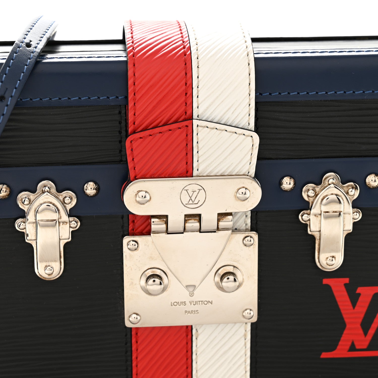 Louis Vuitton Epi Petite Malle Black Indigo 7 of 9