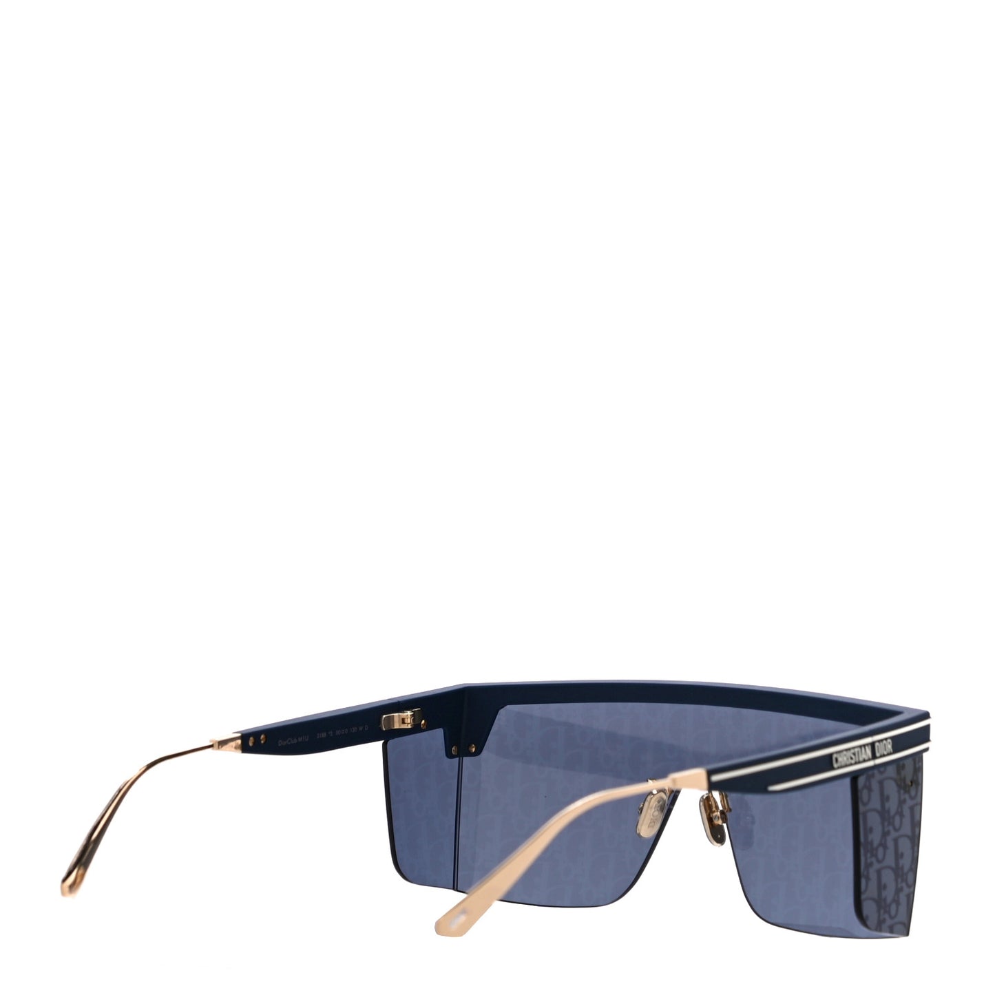Oblique Diorclub M1U Mask Sunglasses Blue