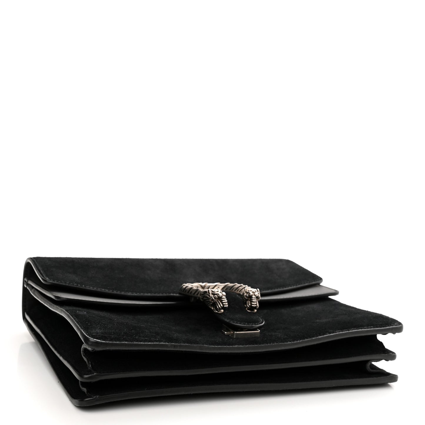 Suede Medium Dionysus Shoulder Bag Black