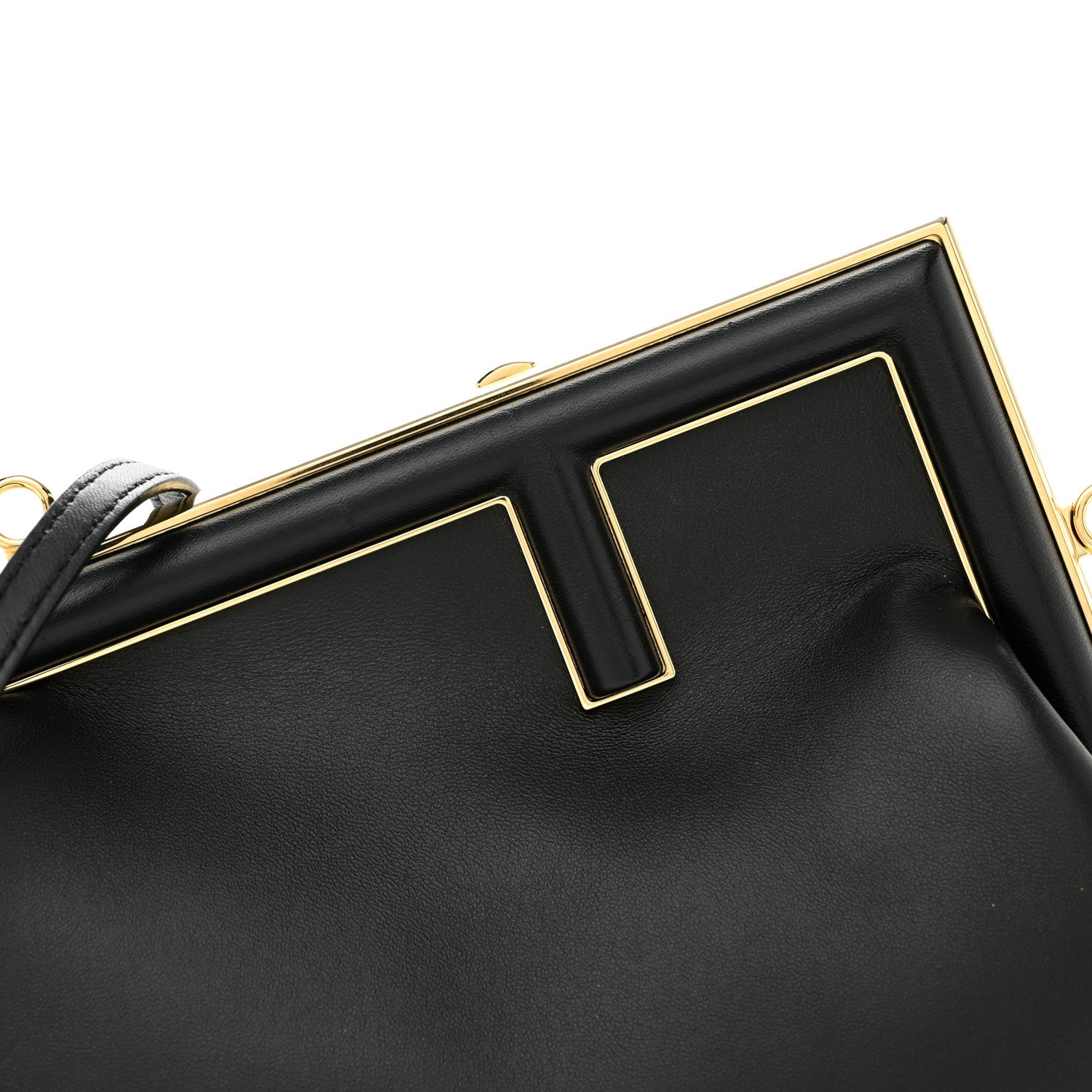 Fendi Shiny Nappa Small Fendi First Black 7 of 10