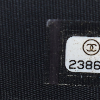 Chanel Caviar Quilted Small Boy Clutch With Chain Black 8 of 10