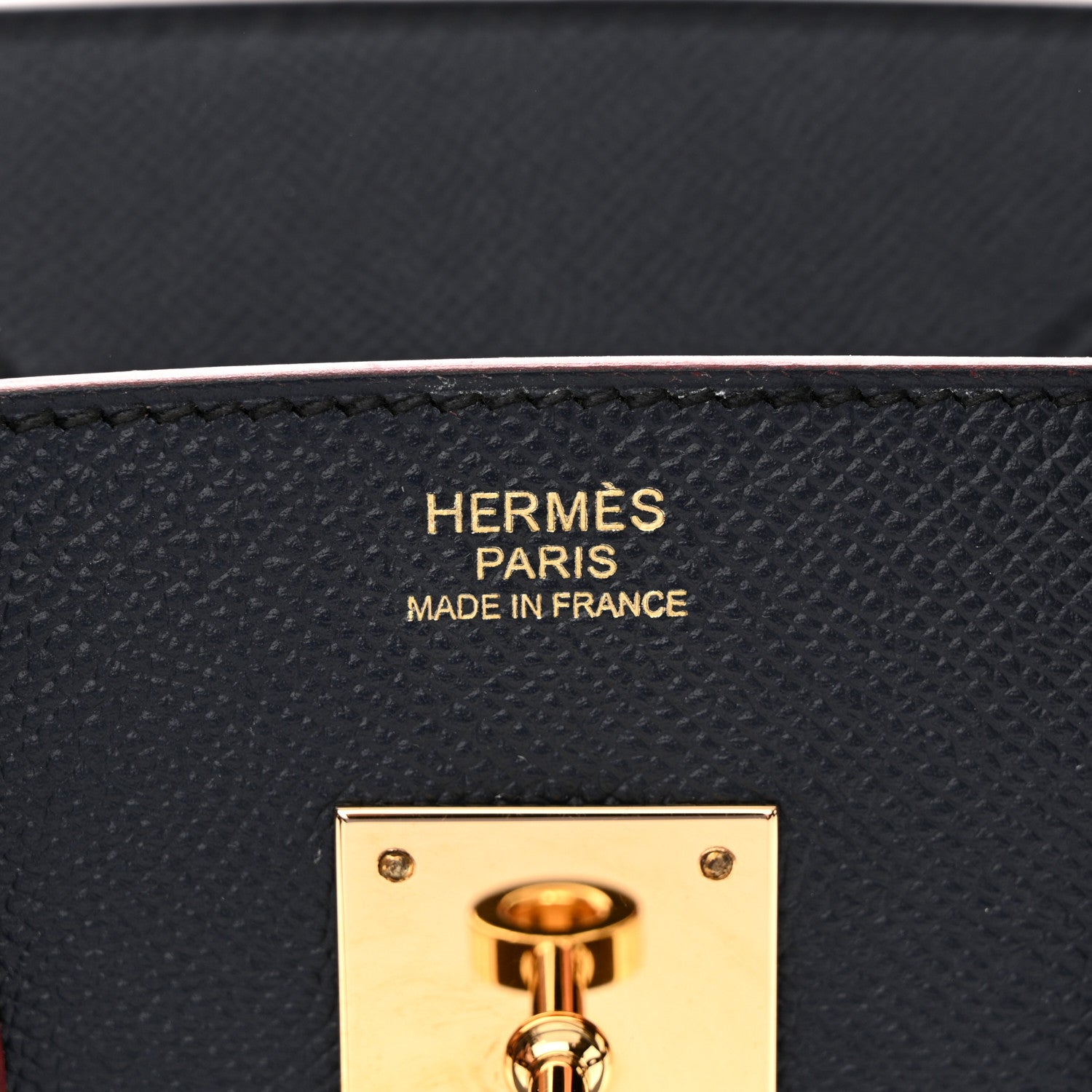 Hermes Epsom Contour Birkin 30 Bleu Indigo Rouge H 6 of 12