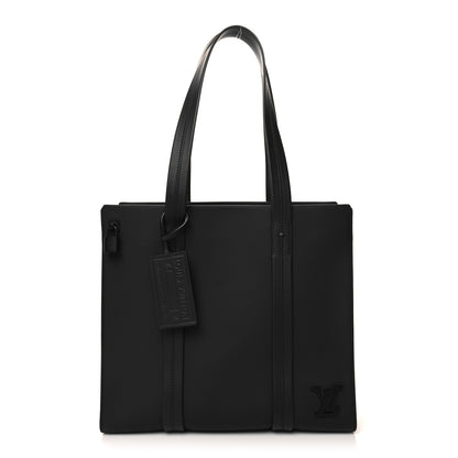 Louis Vuitton Grained Calfskin LV Aerogram Tote Black 1 of 9