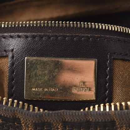 Fendi Zucca Cuoio Lucido Small Chef Hobo Tobacco Moro 8 of 10