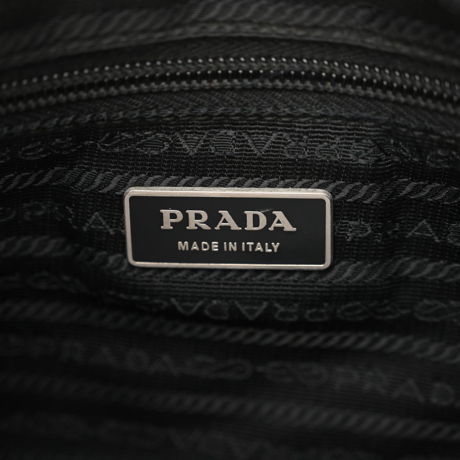 Prada Tessuto Nylon Messenger Bag Black 6 of 13