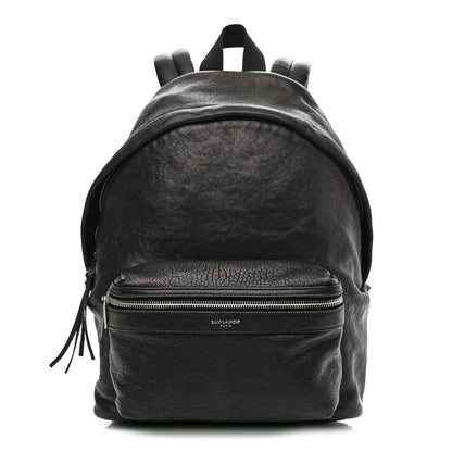 Saint Laurent Sheepskin City Backpack Black 1 of 13