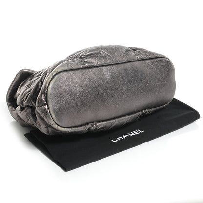 Chanel Lambskin Quilted Sharpei Flap Dark Silver 4 of 11