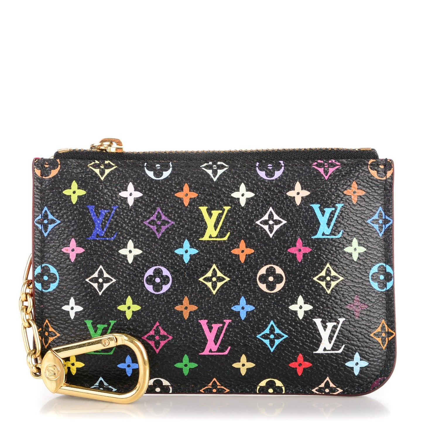 Monogram Multicolor Key Pouch Black Grenade