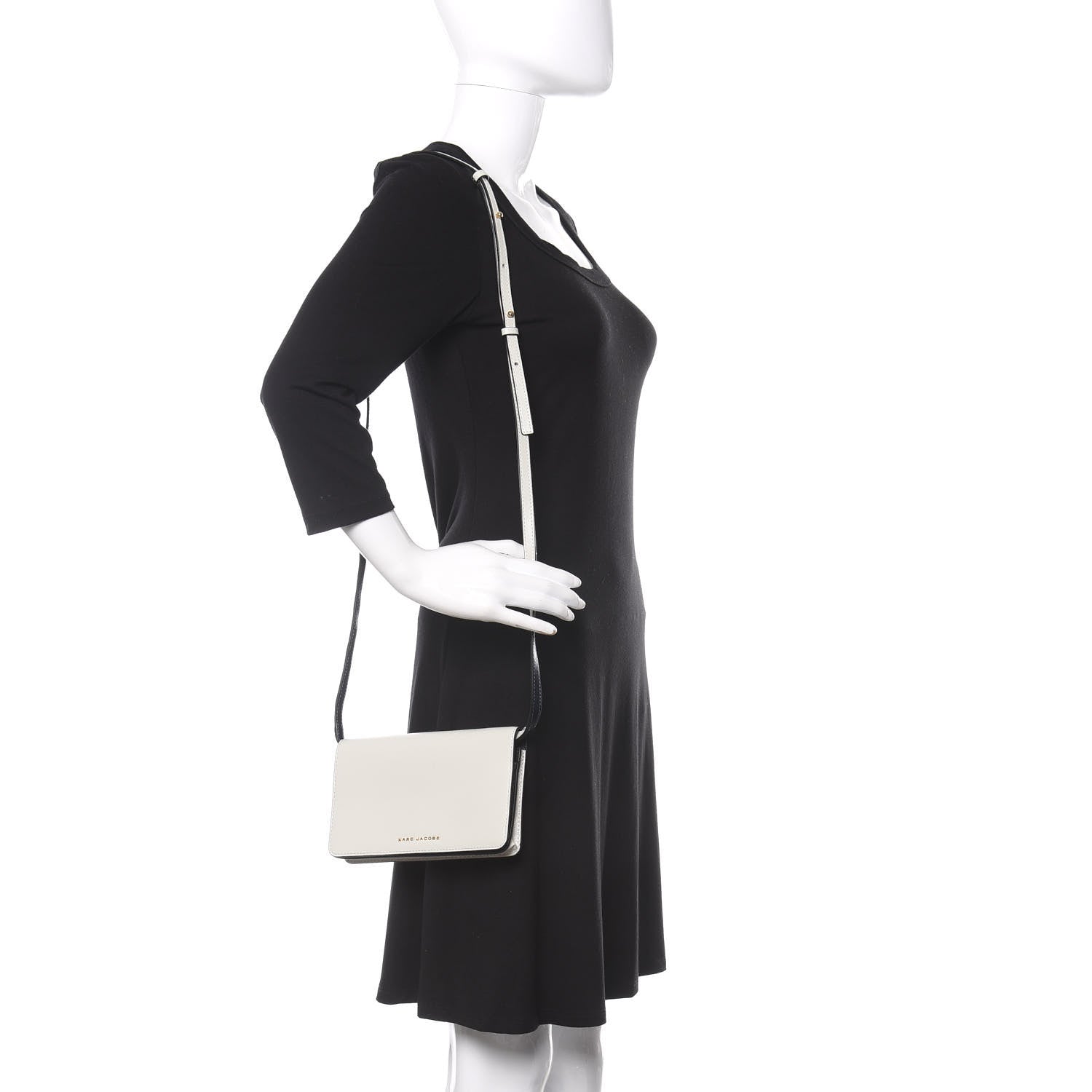 Marc Jacobs Calfskin Crossbody Marine Green 2 of 9