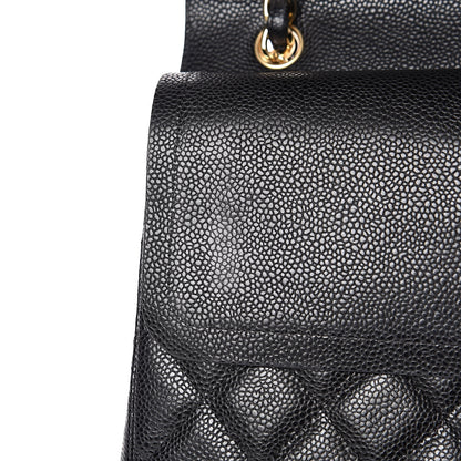 Chanel Caviar Quilted Maxi Double Flap Black 14 of 18