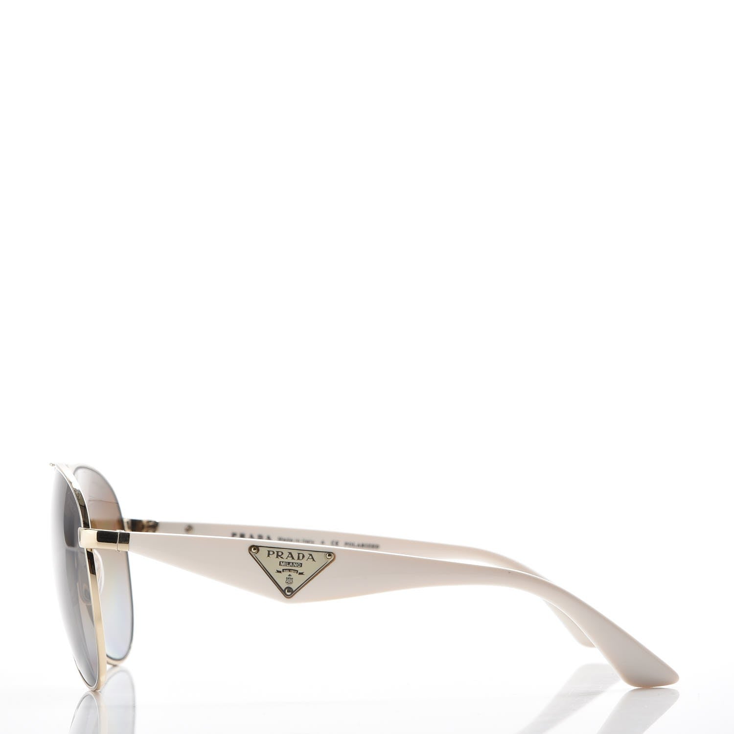 Prada Aviator Sunglasses SPR 53Q White 3 of 7