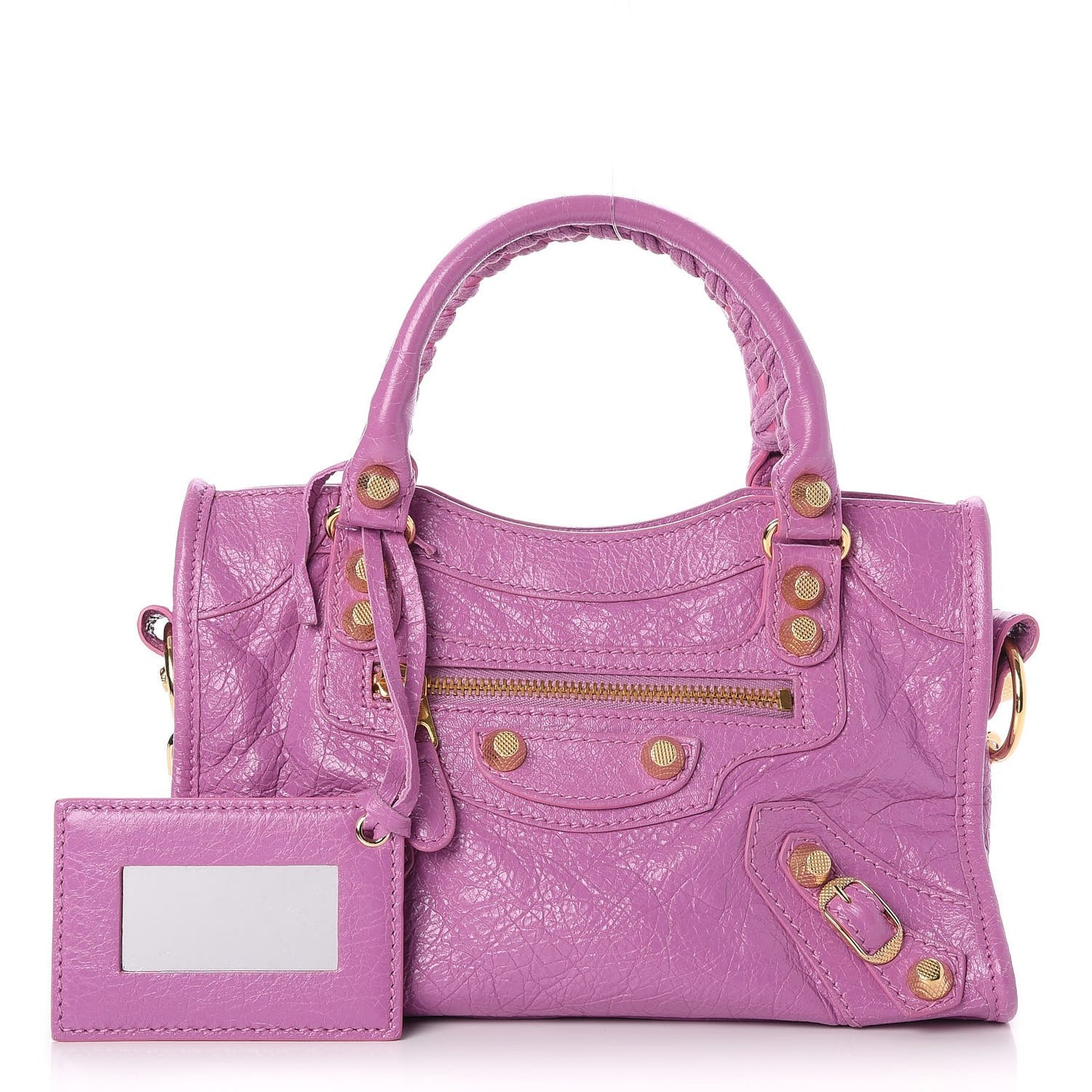 Agneau Giant 12 Gold Hardware Mini City Rose Berlingot