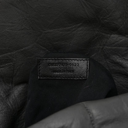 Saint Laurent Calfskin Quilted Medium Loulou Puffer Monogram Chain Satchel Storm 7 of 12