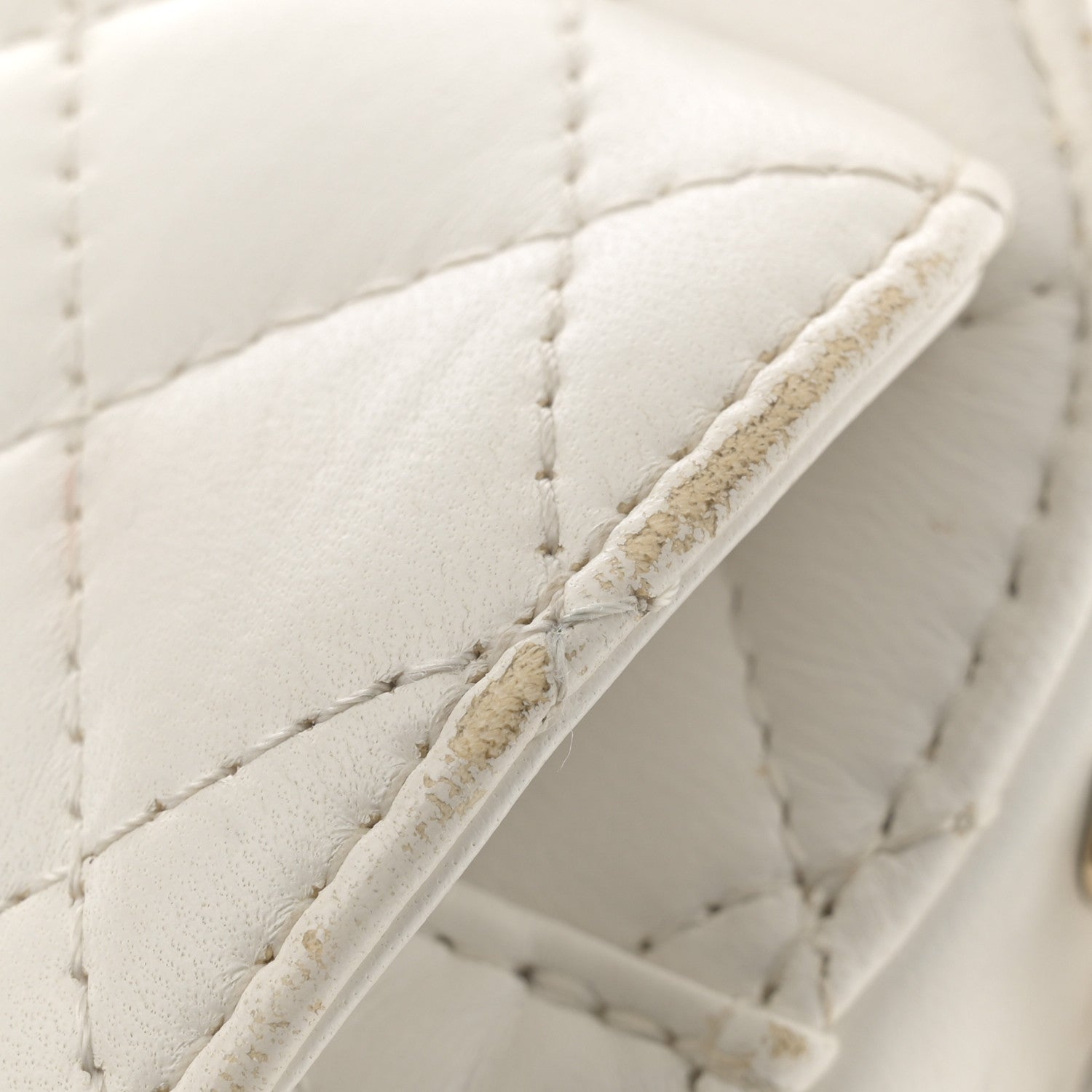 Chanel Lambskin Quilted CC In Love Heart Bag White 12 of 16