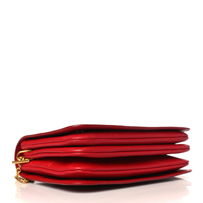 Mulberry Crossboarded Calfskin Clifton Flap Red 4 of 10