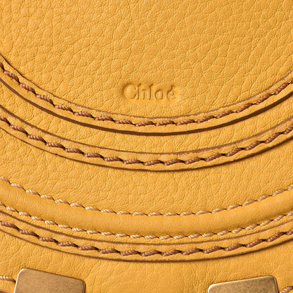 Chloe Calfskin Mini Marcie Round Crossbody Bag Curry Yellow 7 of 7