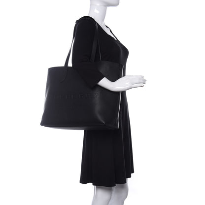 Burberry Grainy Calfskin Remington Tote Black 2 of 9