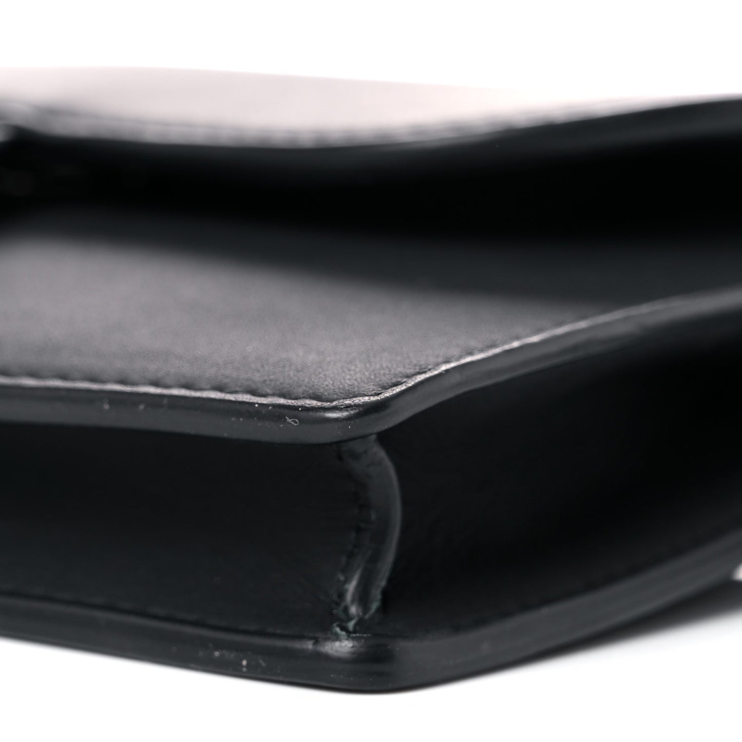 Ultra Matte Calfskin Saddle Belt Bag Black