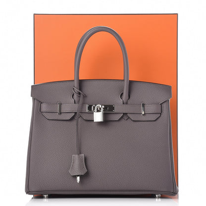Hermes Togo Birkin 30 Etain 31 of 31