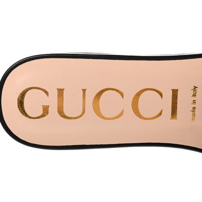 Gucci Malaga Kid Crystal Square G Madelyn Slide Sandals 39.5 Black 6 of 8
