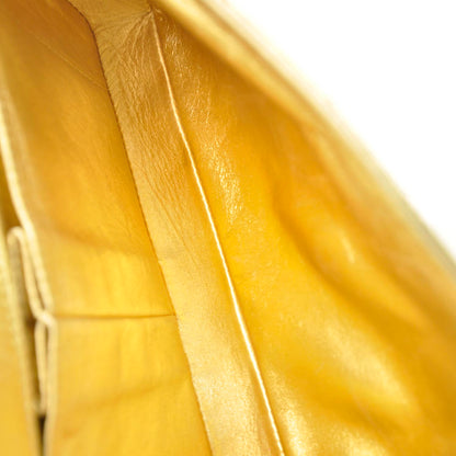 Chanel Lambskin East West Chocolate Bar Flap Gold 8 of 9