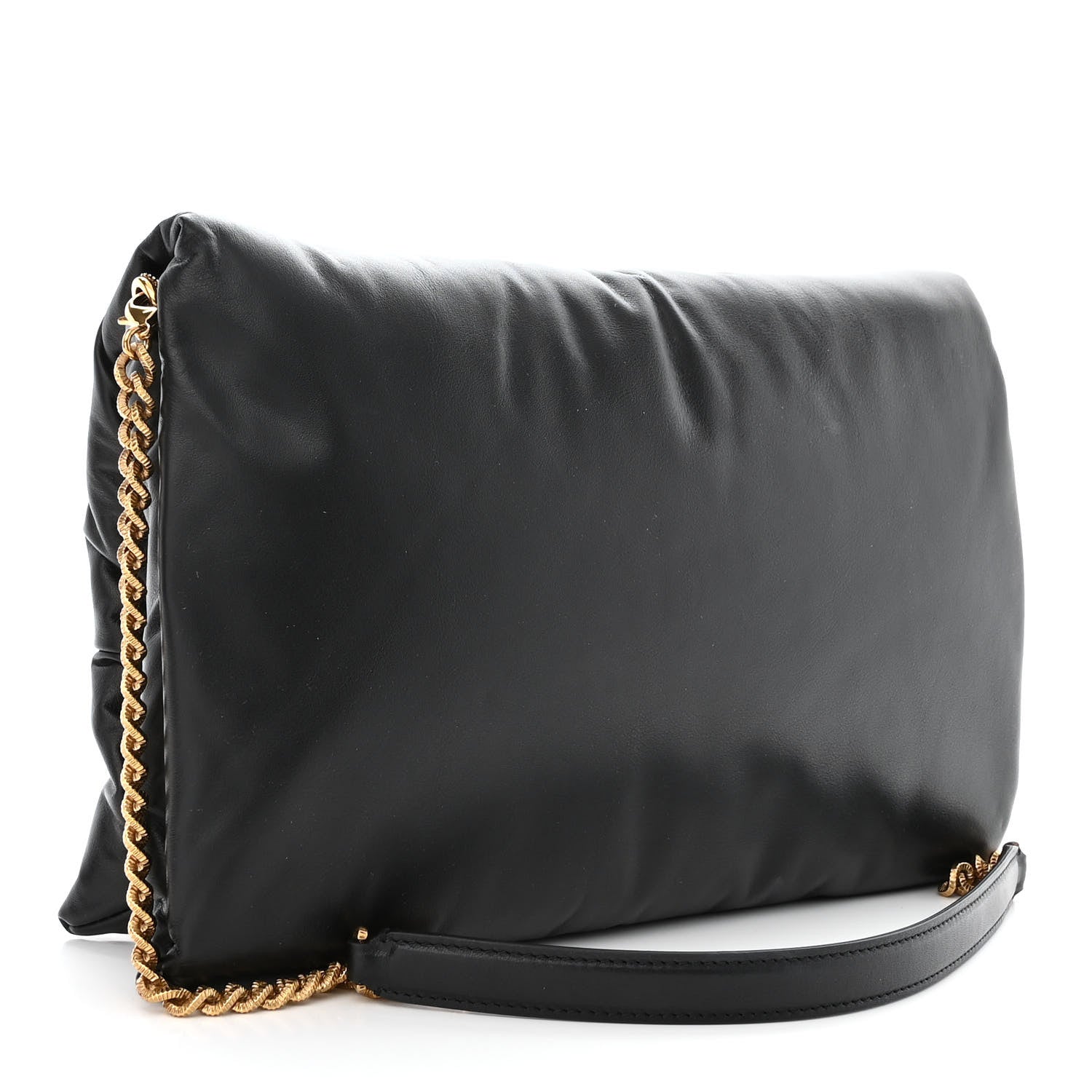 Dolce & Gabbana Calfskin Devotion Clutch With Chain Black 3 of 9