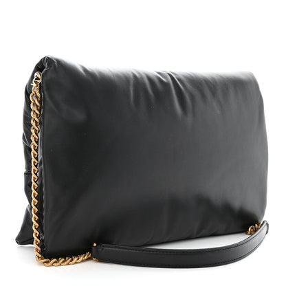 Dolce & Gabbana Calfskin Devotion Clutch With Chain Black 3 of 9