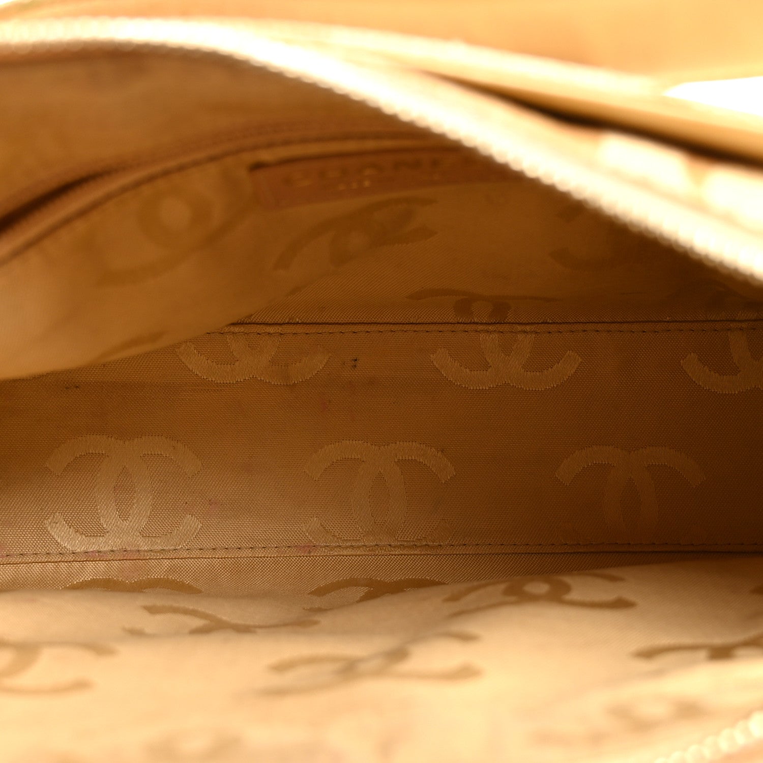 Chanel Woven Straw Camellia Print Shoulder Bag Gold 5 of 15