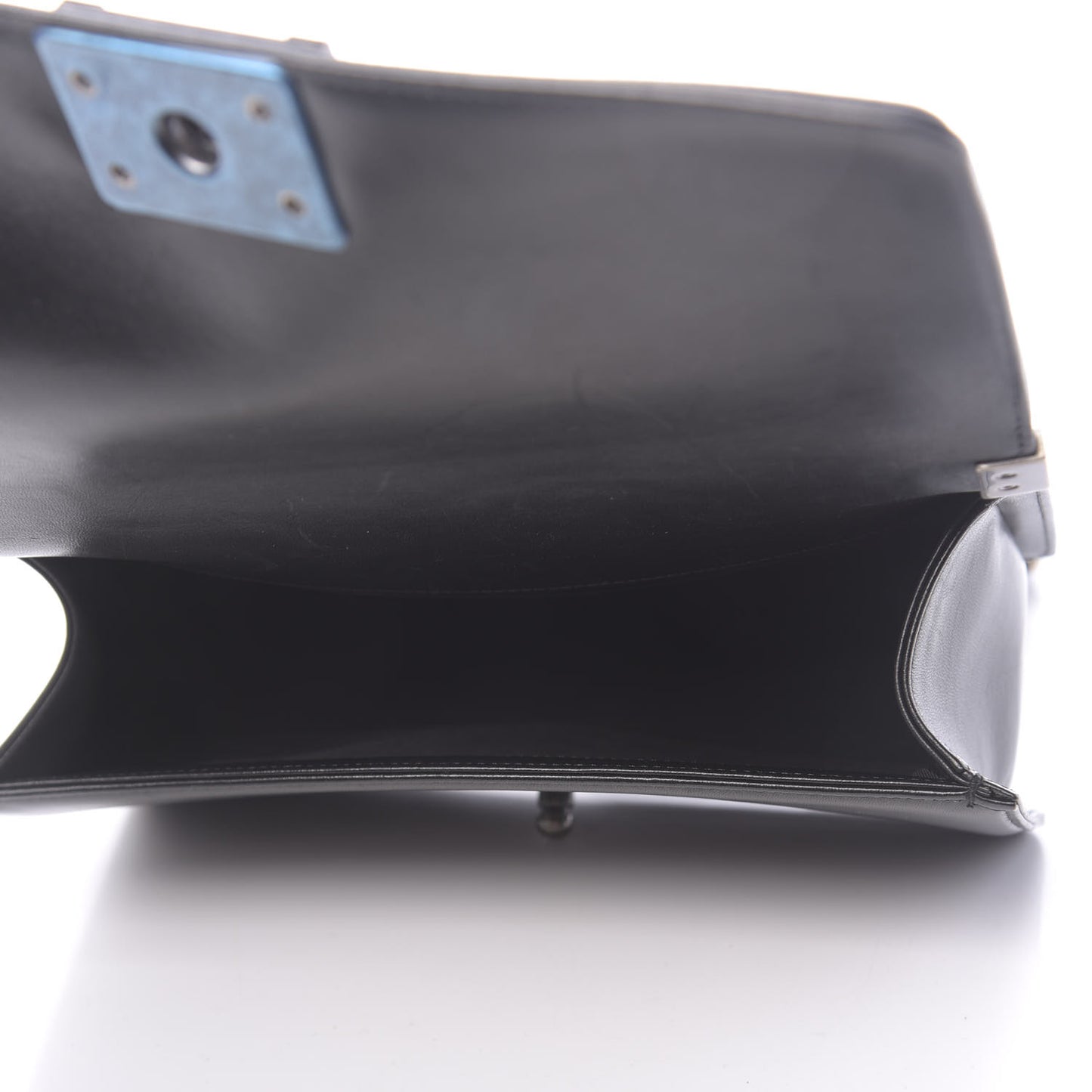 Lambskin Quilted Medium Boy Flap Black