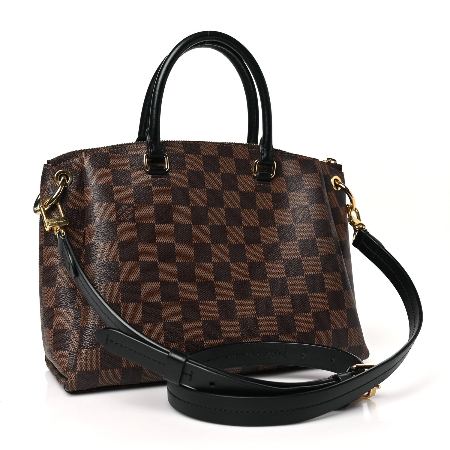 Louis Vuitton Damier Ebene Odeon Tote PM Black 3 of 9