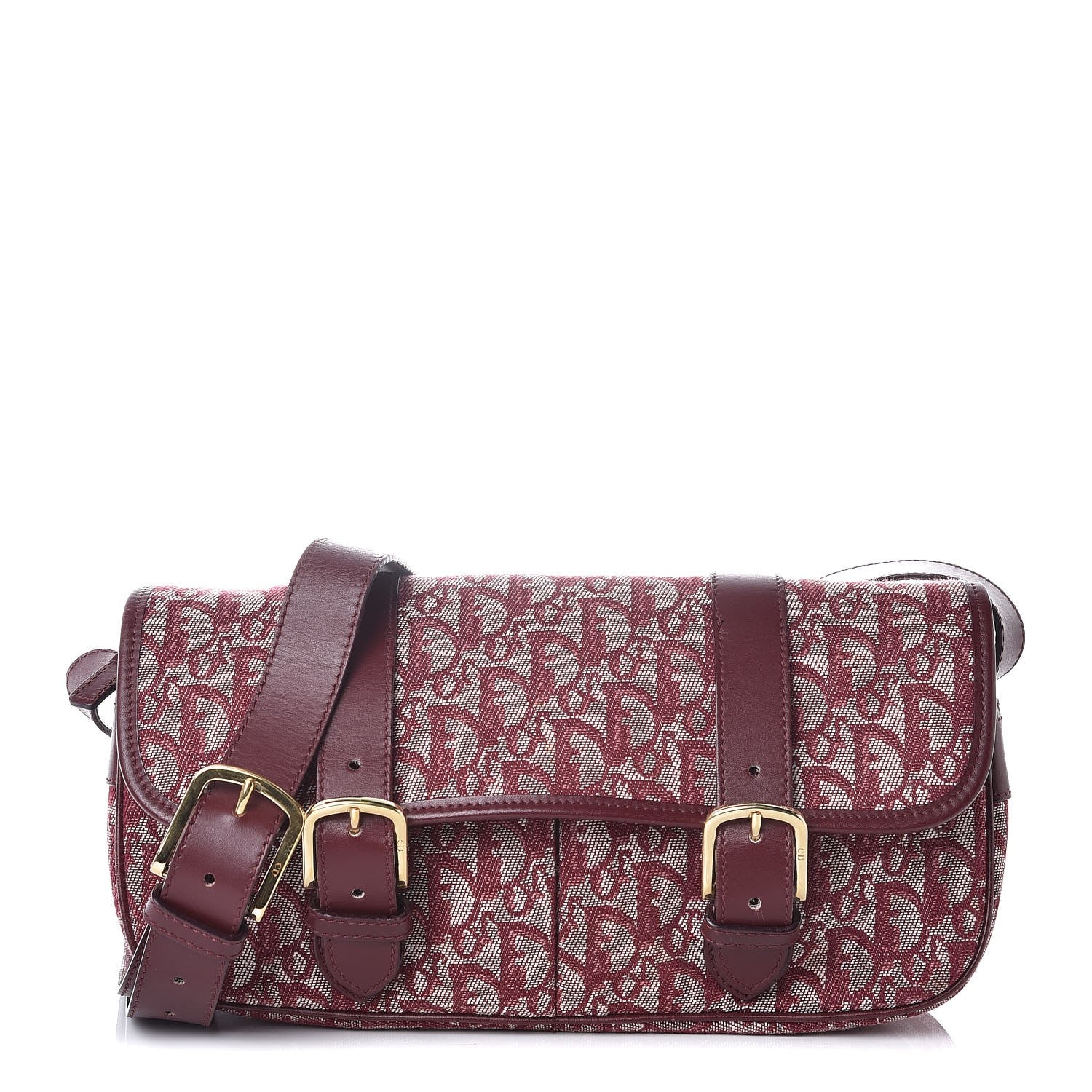 Christian Dior Monogram Messenger Bordeaux 1 of 13
