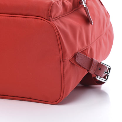 Prada Tessuto Nylon Saffiano Vela Backpack Rosso 10 of 10