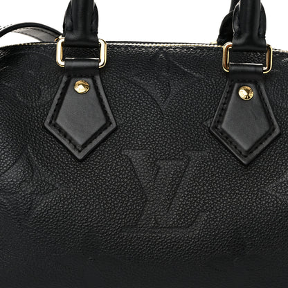 Louis Vuitton Empreinte Monogram Giant Speedy Bandouliere 20 Black 7 of 10