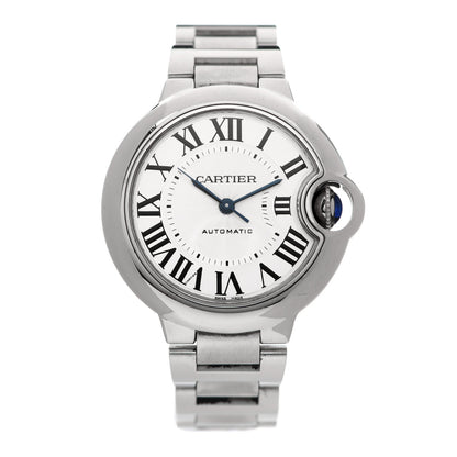 Cartier Stainless Steel 33mm Ballon Bleu De Cartier Automatic Watch 1 of 5