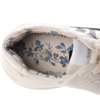 Gucci X MLB Calfskin NY Yankees Mens Rhyton Sneakers 8 Mystic White 8 of 10