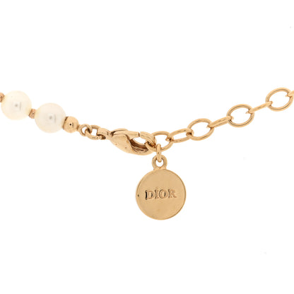 Christian Dior Pearl 30 Montaigne Choker Necklace Gold 4 of 4